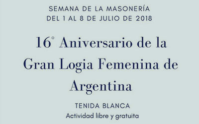 Semana de la Masonería: Tenida Blanca
