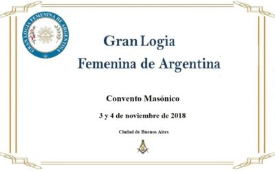 Convento Masónico – Noviembre 2018