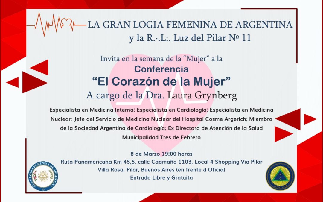 Conferencia: El Corazón de la Mujer, por Laura Grynberg