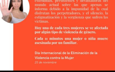 Día Internacional de la Eliminación de la violencia contra la Mujer